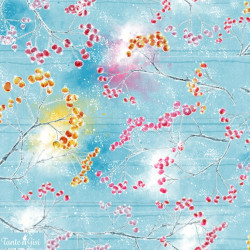 Bio Baumwolle Lillestoff - Frostige Beeren